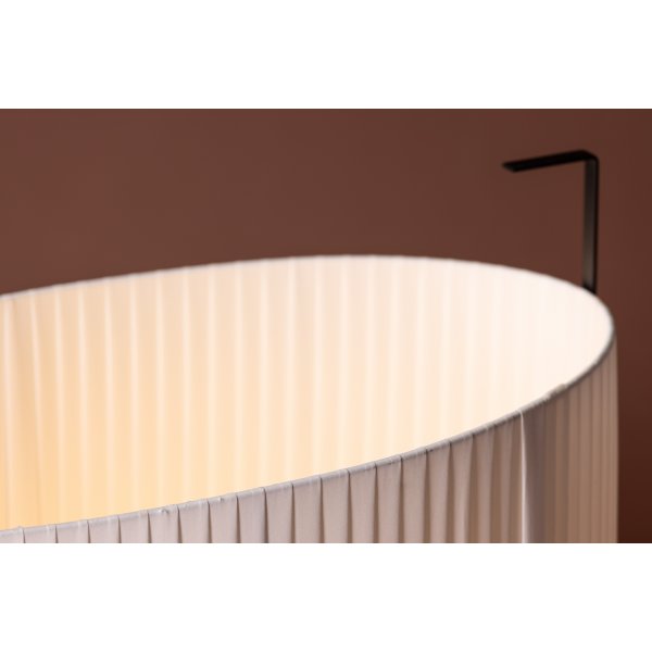 Rennes gulvlampe - Beige/svart Rennes gulvlampe - Beige/svart