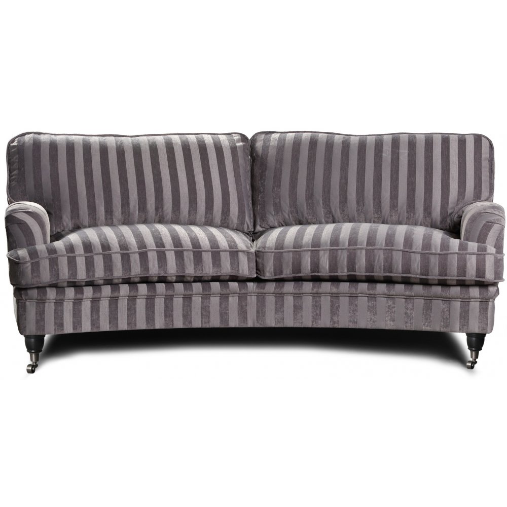 Howard Sir William buet sofa (Dun) Mobus Silver Stripe Howard Sir William Lenestol (Dun) Mobus Silver Stripe