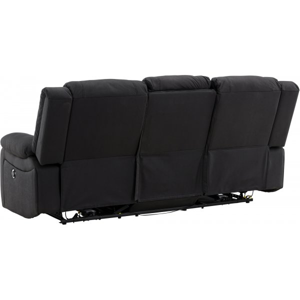 Singapore 3-seters hvilesofa - svart