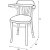 No 24 frame stol - Valgfri farge p ramme og trekk