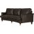 Howard Watford Deluxe 4-seters buet sofa - vintage brunt kunstskinn