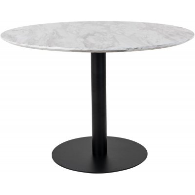 Bolzano spisebord - Marmor imitasjon / svart - 110