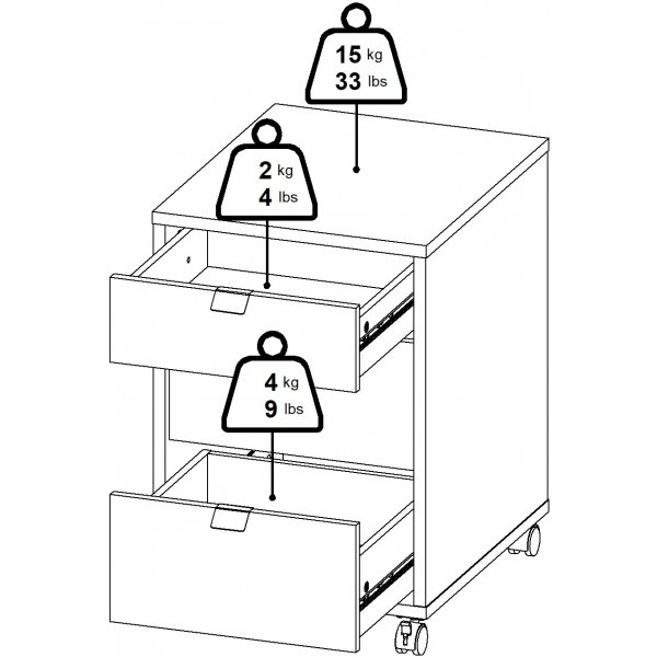 Skiltskuff ildsted - Matt grå/hickory Skiltskuff ildsted - Matt grå/hickory