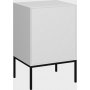 Slimline nattbord harlekin - Hvit/svart