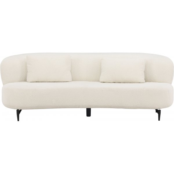 Luna 3-seters sofa - Sort/Hvit Luna 3-seters sofa - Sort/Hvit