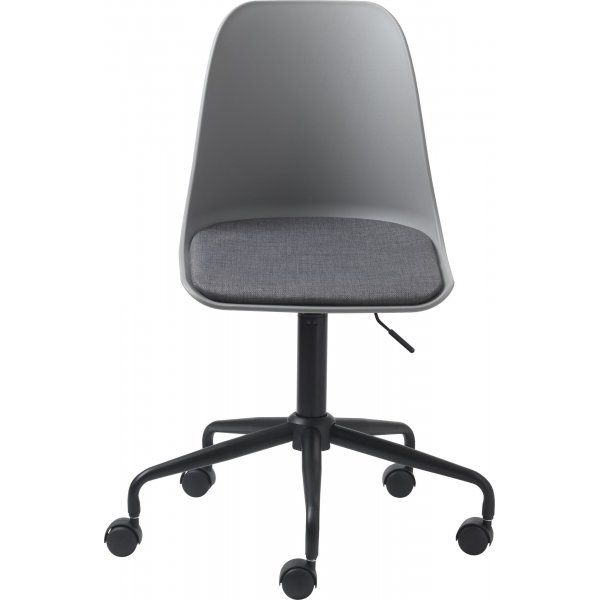 Cara gr kontorstol med sittepute + Tekstilrens for mbler