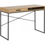 Seaford skrivebord 110 cm - Eik/svart