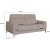 Hoven foroverliggende sovesofa - Beige