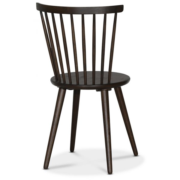 Pinnestolen Castor - Brunbeiset + Stolpute