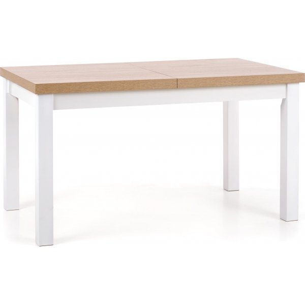 Callahan uttrekkbart spisebord 140-220 cm - Sonoma eik/hvit