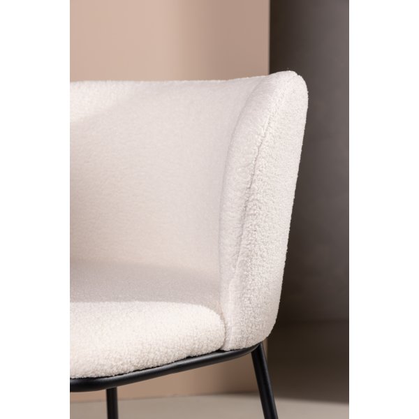 Edina spisestuestol - Sort/hvit Edina spisestuestol - Sort/hvit