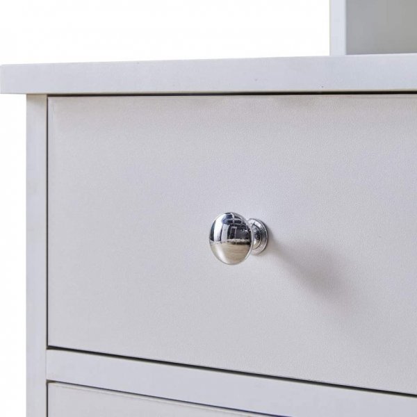 Sminkbord med speil, belysning og stol - Babe Sminkbord med speil, belysning og stol - Babe