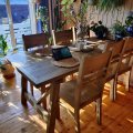 Kundebilde Vintage spisegruppe Aspen med bord og 6 stoler: Helt fantastisk!! Mye bedre enn...