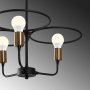 Halo taklampe 1351 - Sort