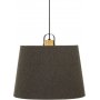 Taklampe Geilo - Gr/svart/tre
