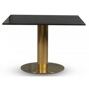 Empire spisebord - Granitt 90x90 cm / Børstet messing Empire spisebord - Granitt 90x90 cm / Børstet messing