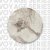 Voyage salongbord 13, 72 x 72 cm - Hvit marmor/gull