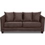 Temple Double Deco 2-seters sofa - Vintage brune / slv nagler