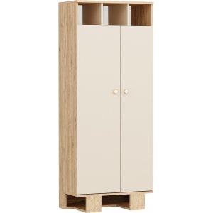 Snekkergarderobe - Furu/beige