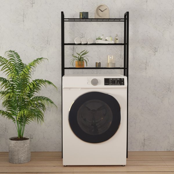 Nigel vaskemaskinhylle - Sort Nigel vaskemaskinhylle - Sort