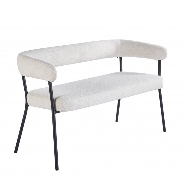 Wilma sofa 123 cm bred - Beige bouclè Wilma sofa 123 cm bred - Beige bouclè