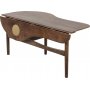 Emil salongbord med klaff 110x46 cm - Brun