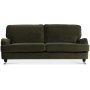 Kvarsebro Howard 3-seter sofa - Mosegrnn (Flyel)
