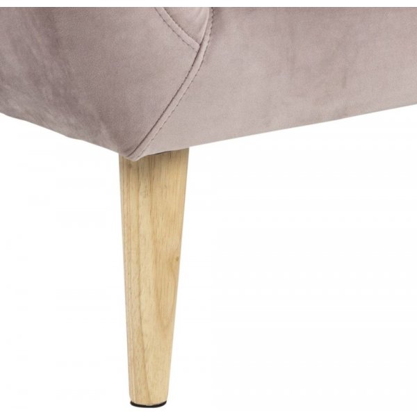 Doria sofa 3-seters sofa - Rosa