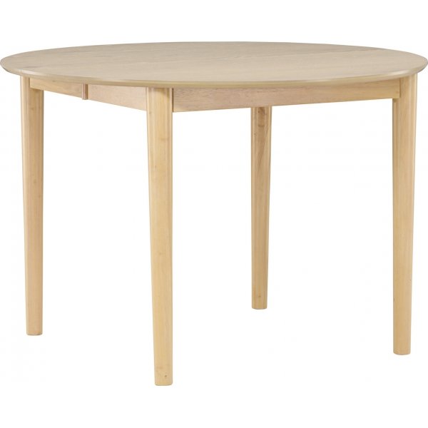 Gilda spisebord 110-150 x 110 cm - Whitewash Gilda spisebord 110-150 x 110 cm - Whitewash