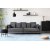 Brandy Lounge - 4-seters sofa XL (slvgr flyel)