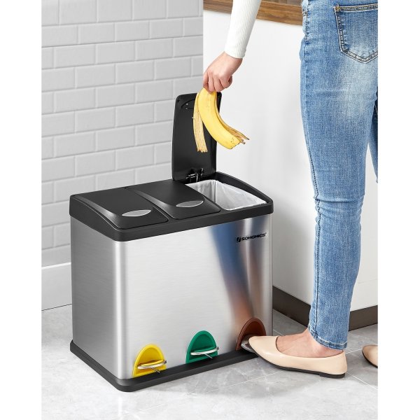 Maiken avfallsbeholder 24 l - Sølv Maiken avfallsbeholder 24 l - Sølv