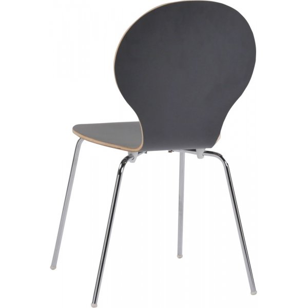 Bailey stol - Grafittgrå/krom Bailey stol - Grafittgrå/krom