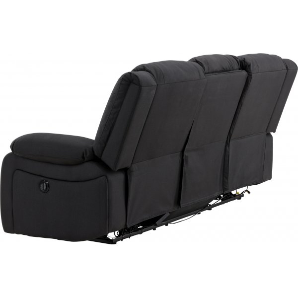 Singapore 3-seters hvilesofa - svart