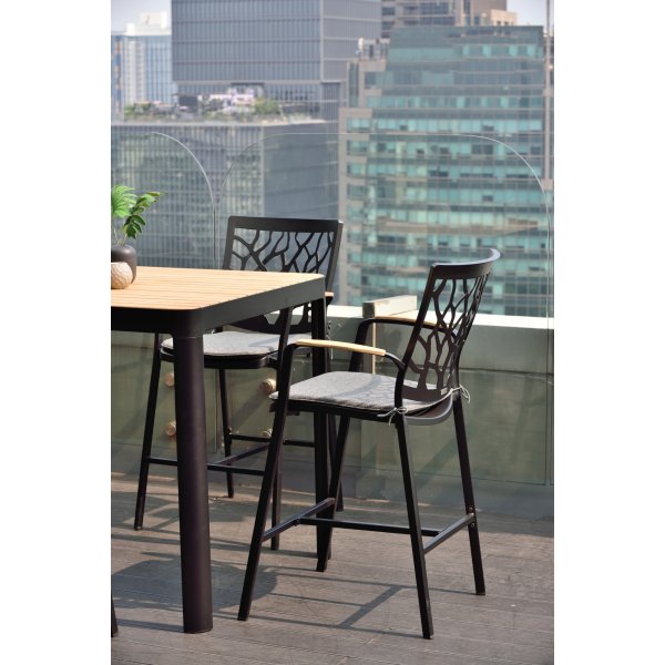 Portals salonggruppe 5 - Sort/teak