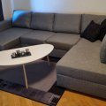 Kundebilde U sofa sovesofa gr� - T�rn�