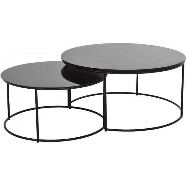 Edler salongbord 100/80 cm - Sort