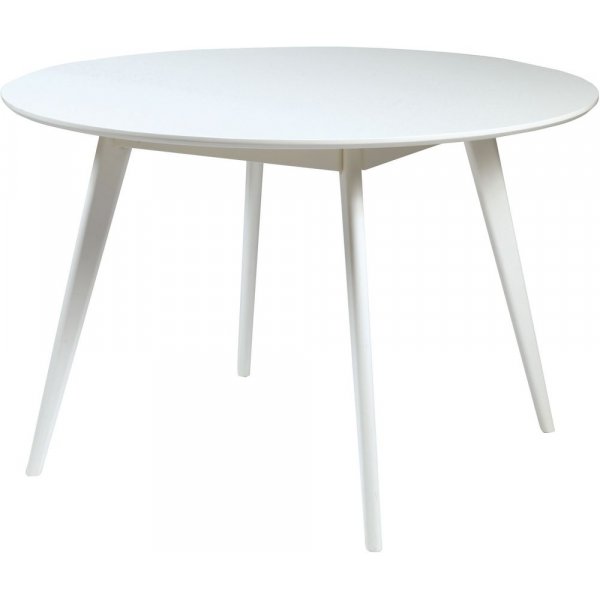 Katie rundt spisebord 115 cm - Hvit