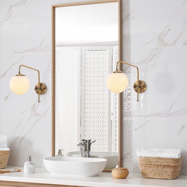 Viran vegglampe 10945 - Vintage/hvit Viran vegglampe 10945 - Vintage/hvit