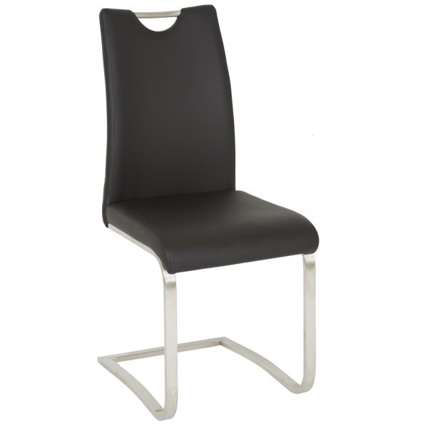 Bob Steel stol - Svart PU