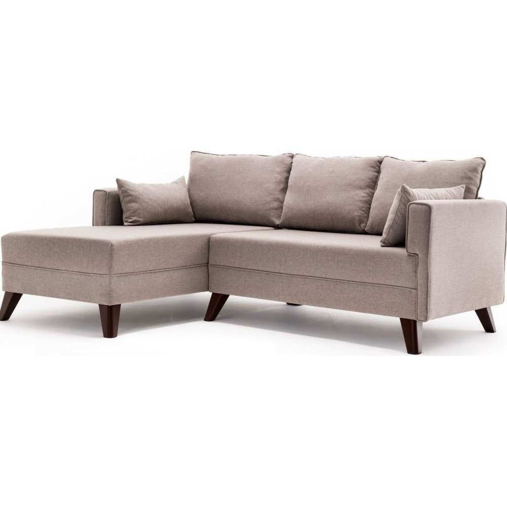 Bella hjørnesovesofa, venstre - Krem - Sovesofaer, Sofaer