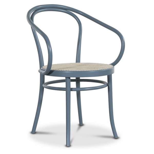 Bentwood karmstol No30 Klassiker - Pastellbl/Rotting