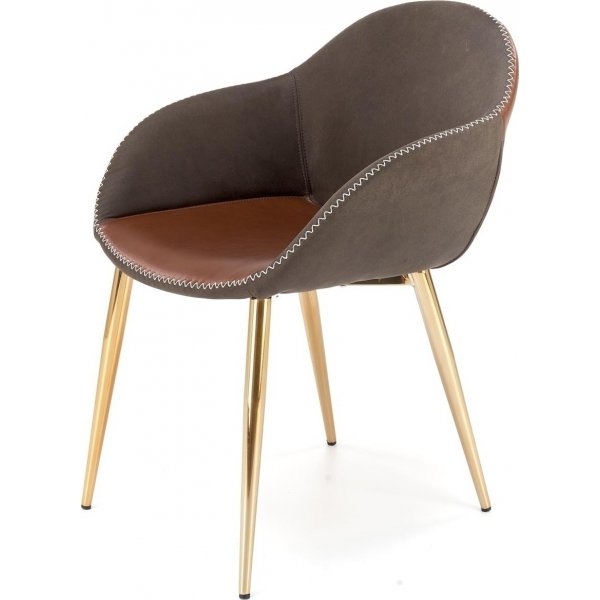 Ryan spisestol - Brun/grå Ryan spisestol - Brun/grå