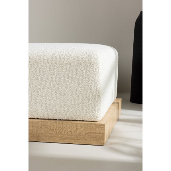 Eføy puff - Hvit boucle Eføy puff - Hvit boucle