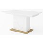 Dayna spisebord 160-200 cm - Hvit/riviera eik