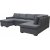 Solna U-sofa 309 cm - Mrk gr + Tekstilrens for mbler