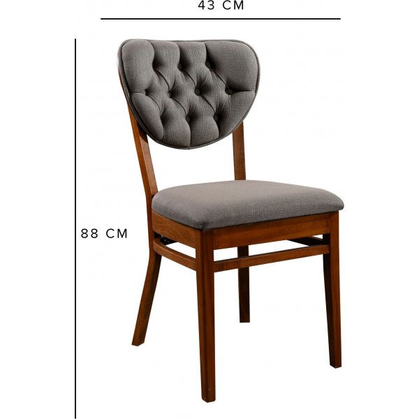 Oscar spisegruppe - Valnøtt/brun Oscar spisegruppe - Valnøtt/brun