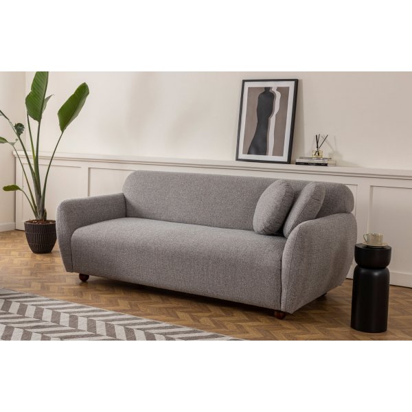 Eddy 3-seters sofa - Lysegr�