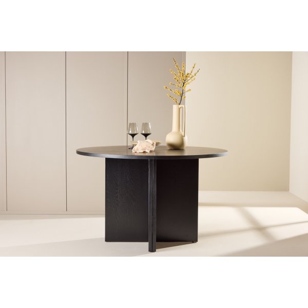 Strada spisebord 120-170 x 120 cm - Sort Strada spisebord 120-170 x 120 cm - Sort