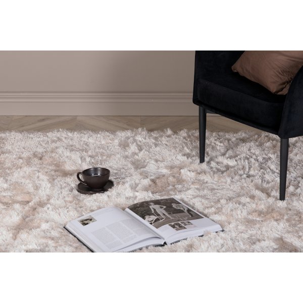 Ryeteppe Elena - Champagnefarget Polyester Ryeteppe Elena - Champagnefarget Polyester