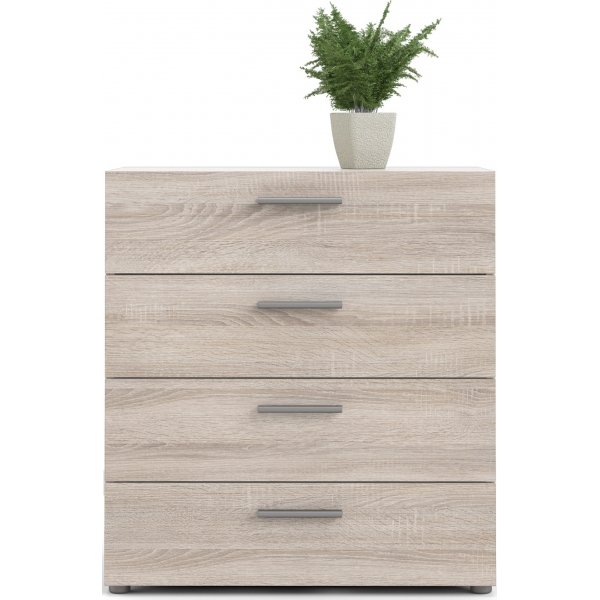 Pepe bred kommode med 4 skuffer - Trøffel Pepe bred kommode med 4 skuffer - Trøffel